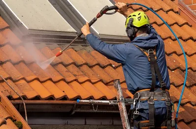 Démoussage et hydrofuge de toiture à Plémy